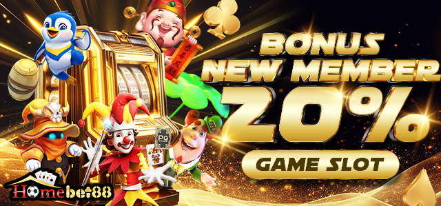 BONUS NEW MEMBER 20% DI AWAL