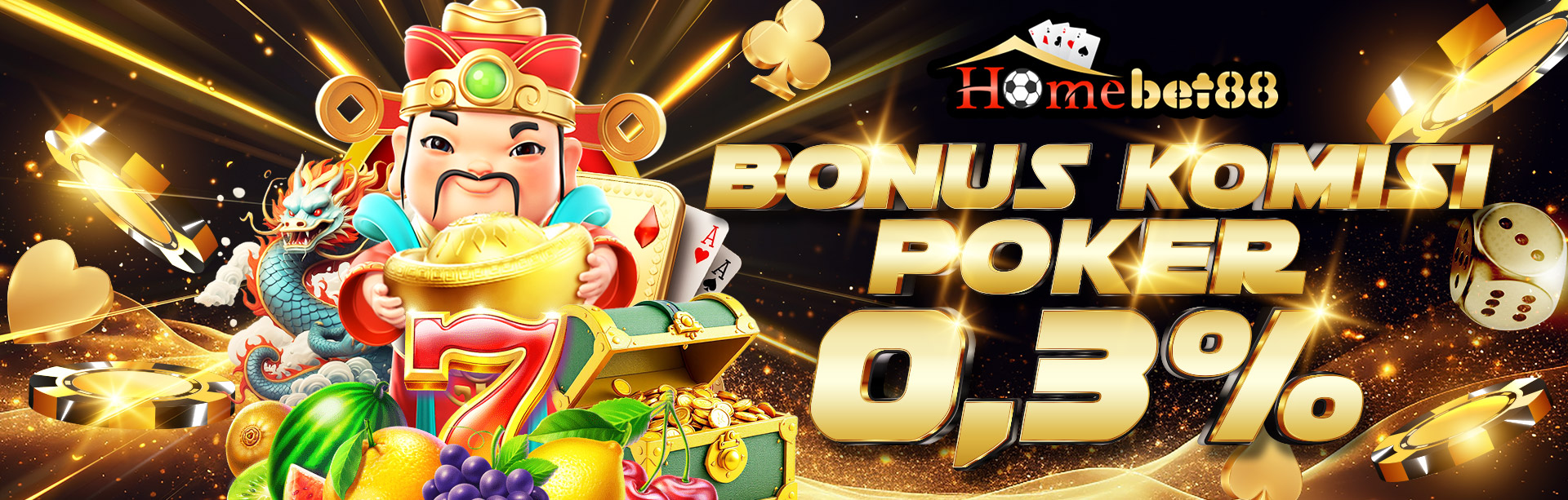 BONUS KOMISI POKER 0.3%