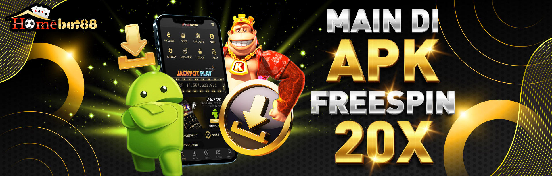 DOWNLOAD APK DAPATKAN FREESPIN 20X