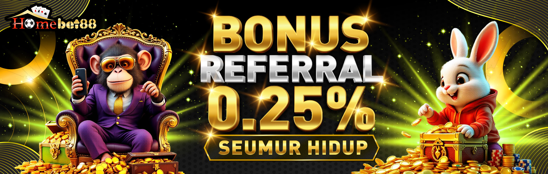 BONUS REFERRAL TURNOVER 0.25%