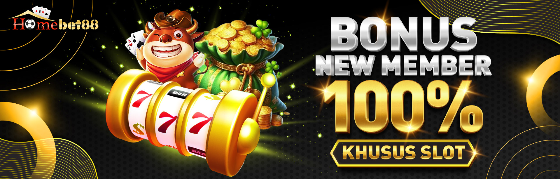 BONUS NEW MEMBER SLOT 100%
