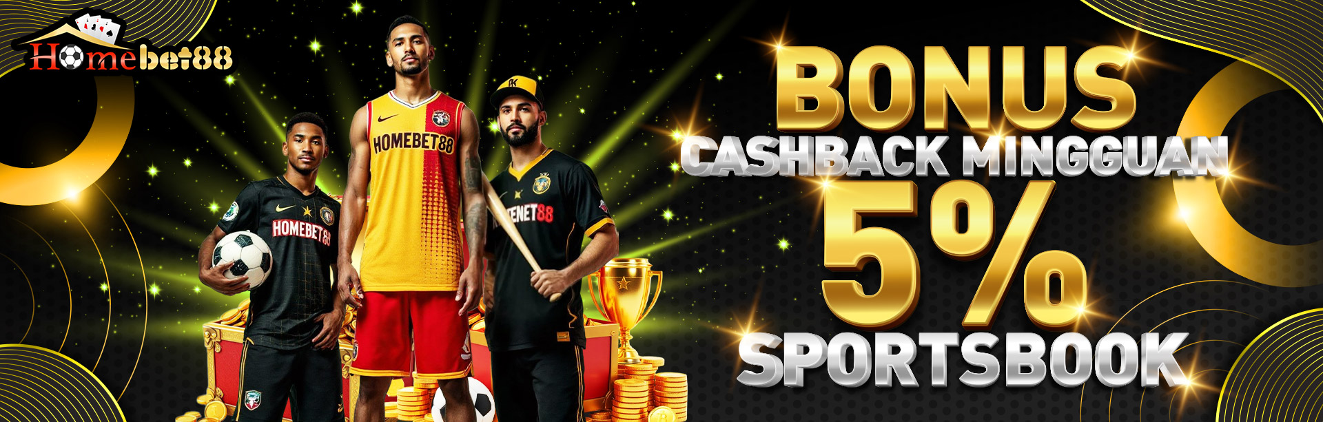 BONUS CASHBACK 5% SPORT