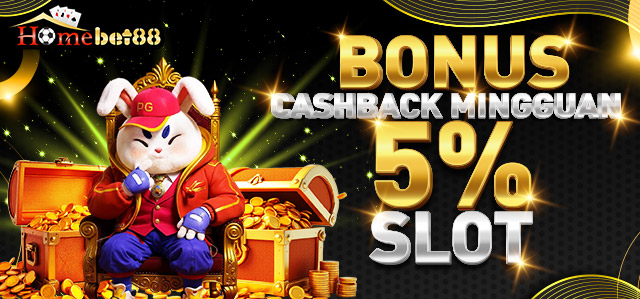 BONUS CASHBACK 5% SLOT