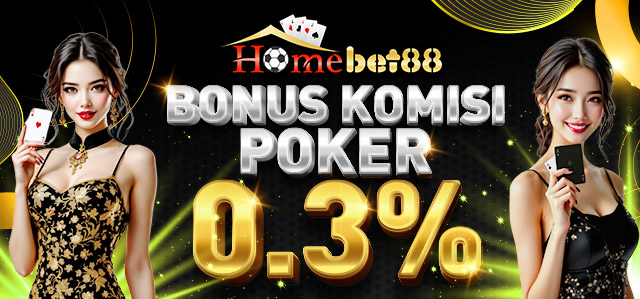 BONUS KOMISI POKER 0.3%