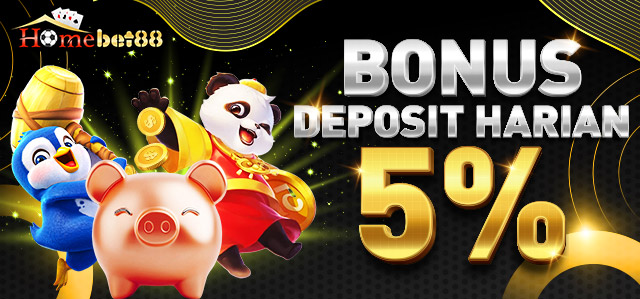 BONUS DEPOSIT HARIAN 5%