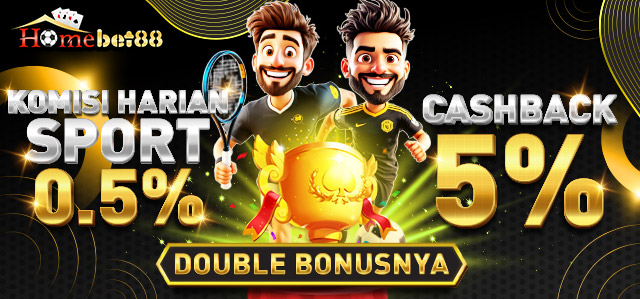 KOMISI HARIAN SPORT 0.5% & CASHBACK SPORT 5%