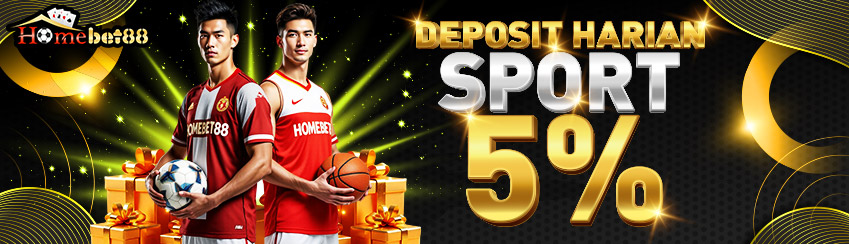DEPOSIT HARIAN SPORT 5%